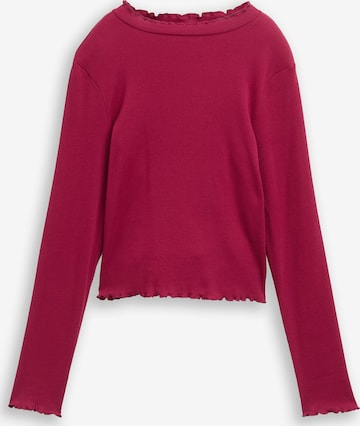 TOM TAILOR - Camiseta en rojo: frente