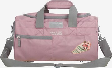 Borsa sportiva di School-Mood in rosa: frontale