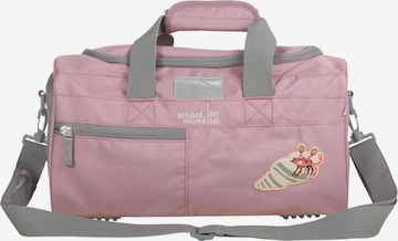 School-Mood Sports Bag in Pink: front