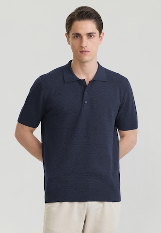 Felix Hardy Poloshirt in Blau: Vorderseite