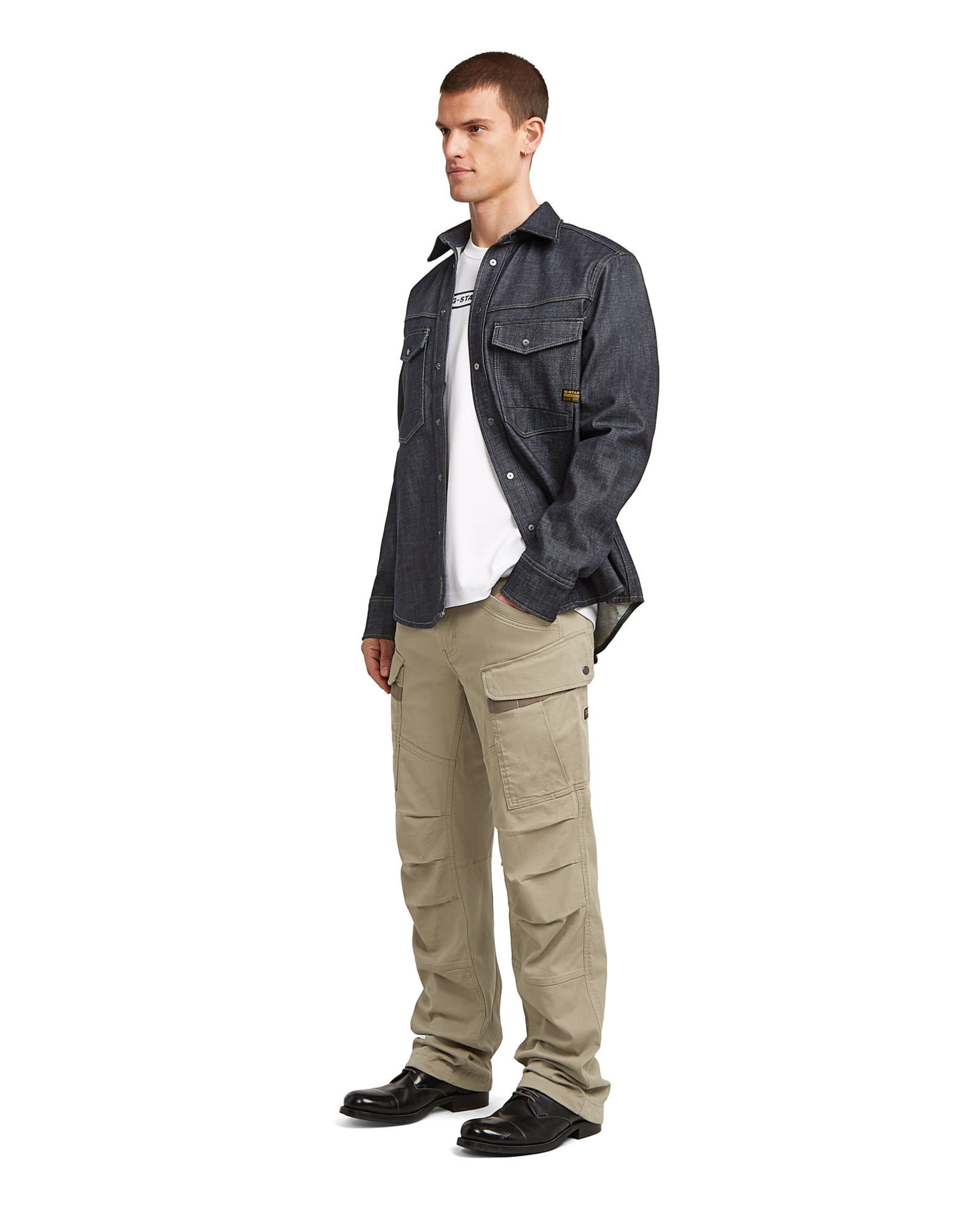 G-STAR Regular fit Overhemd in Blauw