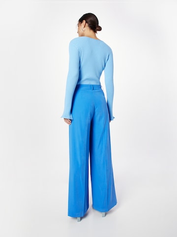 Wide Leg Pantalon à plis 'IRLEONO' Atelier Rêve en bleu