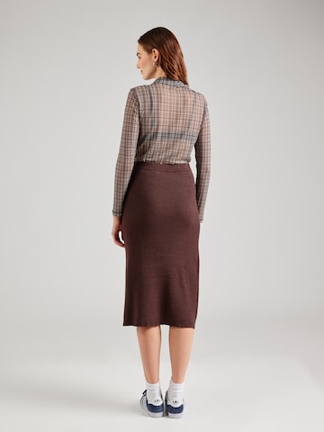 VILA Skirt 'VICOMFY' in Brown