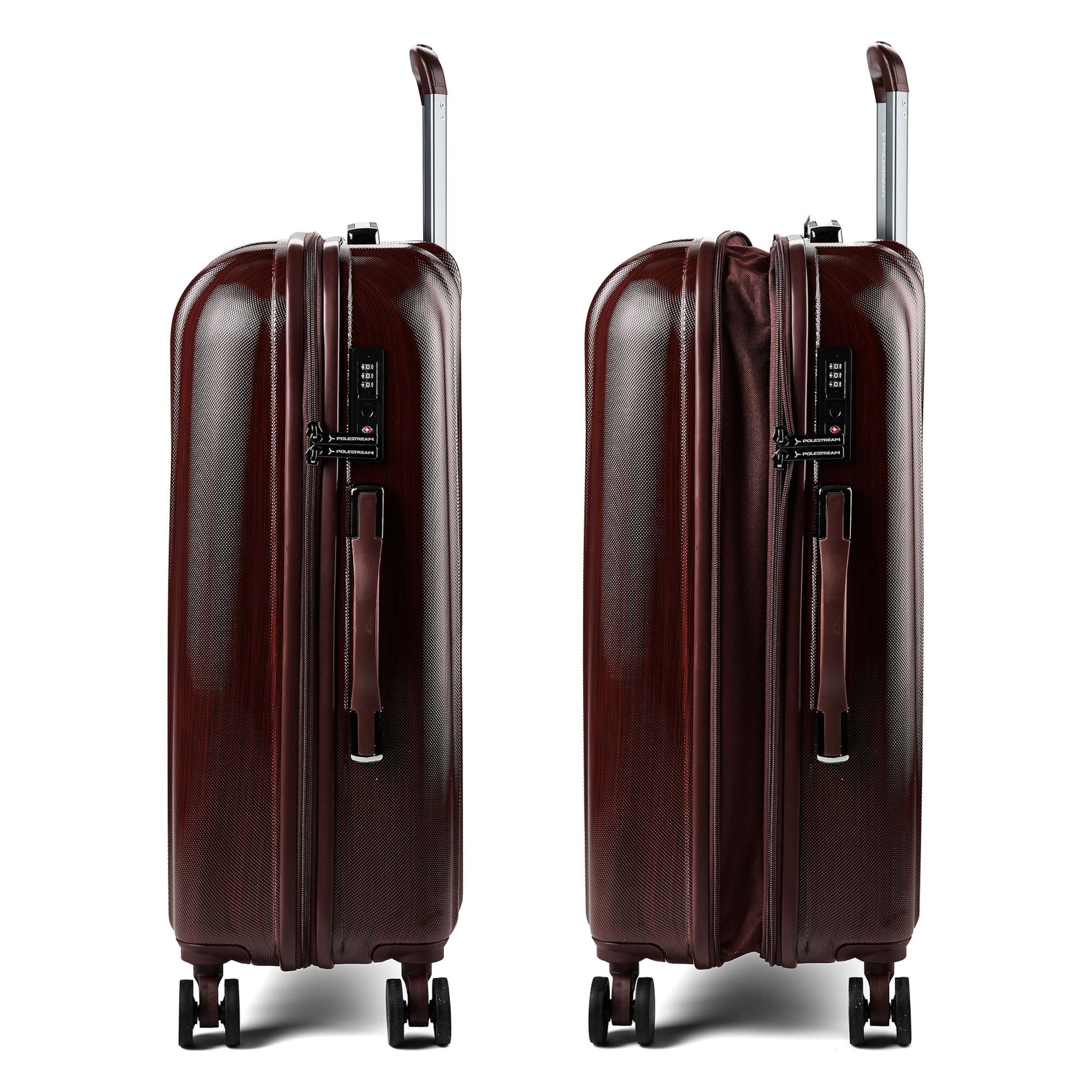 Polestream (STRZ) Suitcase set 'Moonrock' in Red