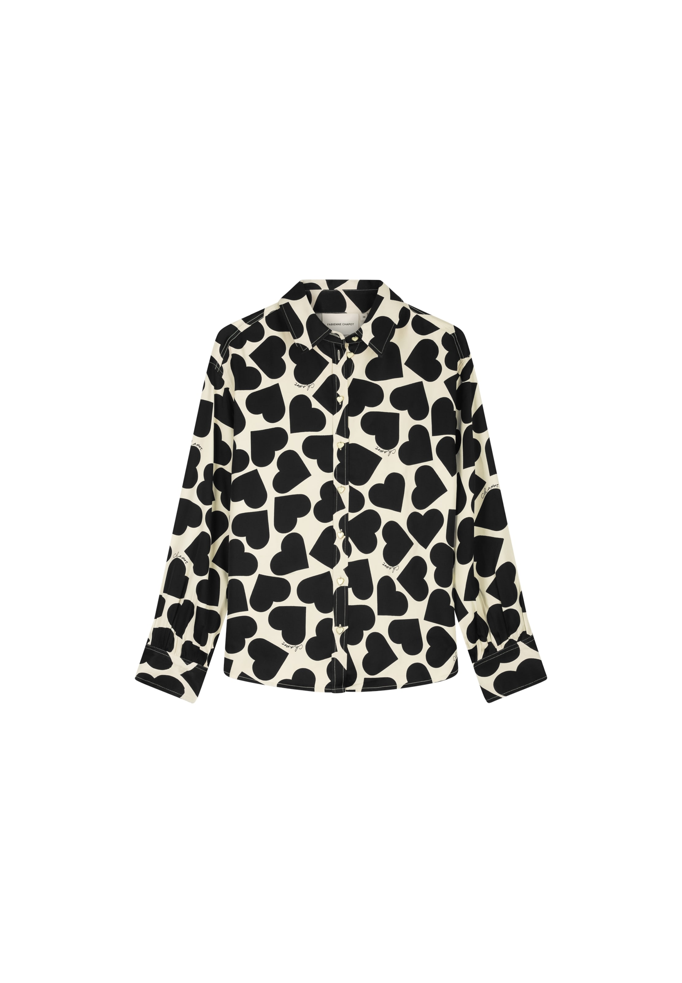 Fabienne Chapot Blouse in Beige / Black, Item view