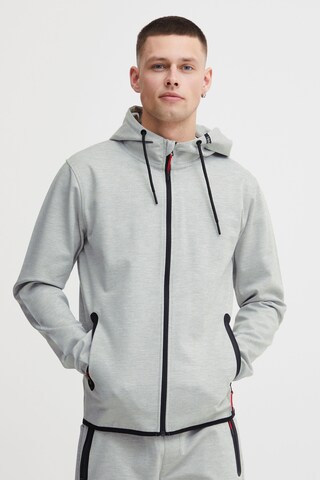 !Solid Sweat jacket 'Vidit' in Grey: front