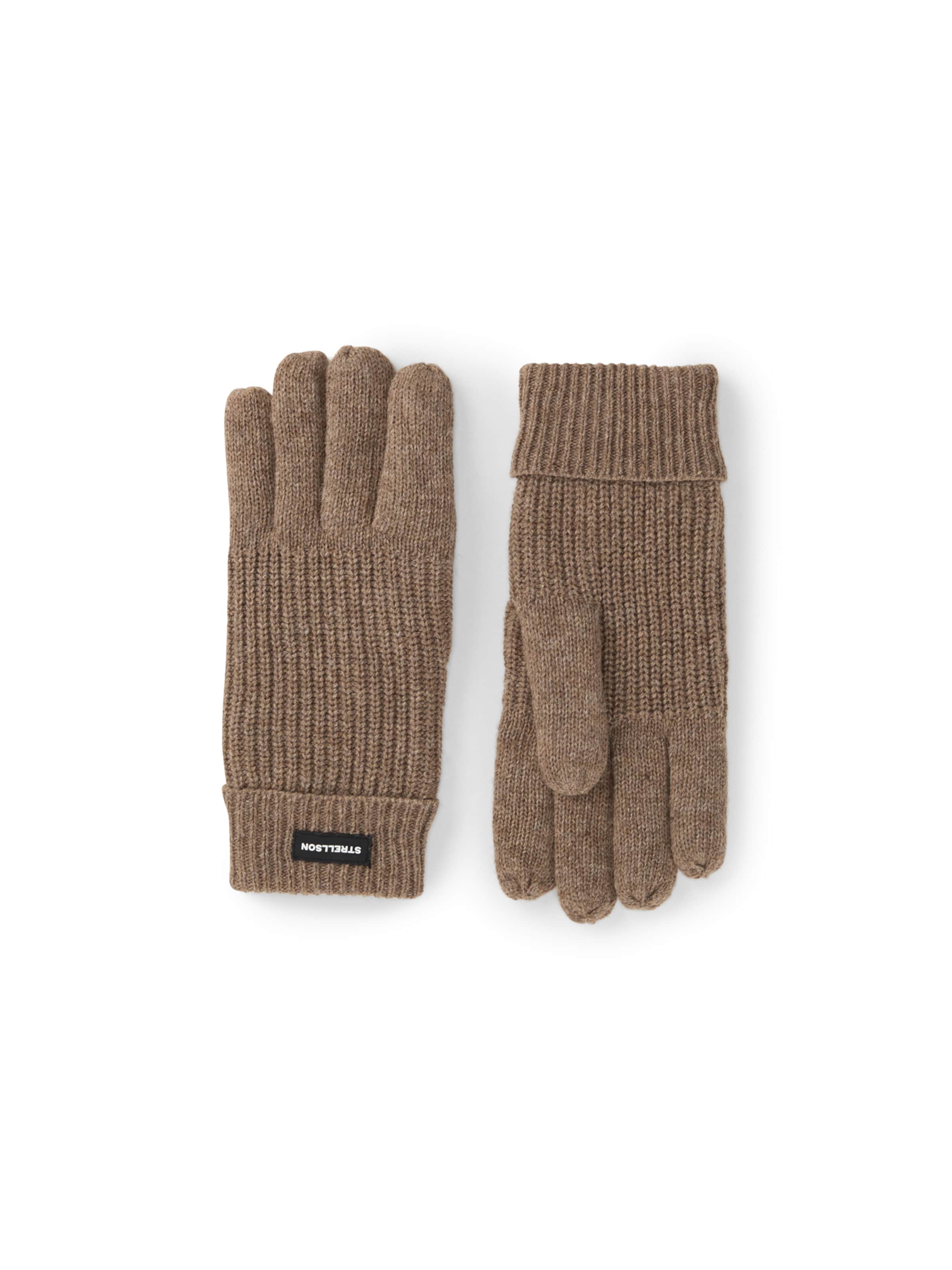 STRELLSON Vingerhandschoenen in Beige: voorkant