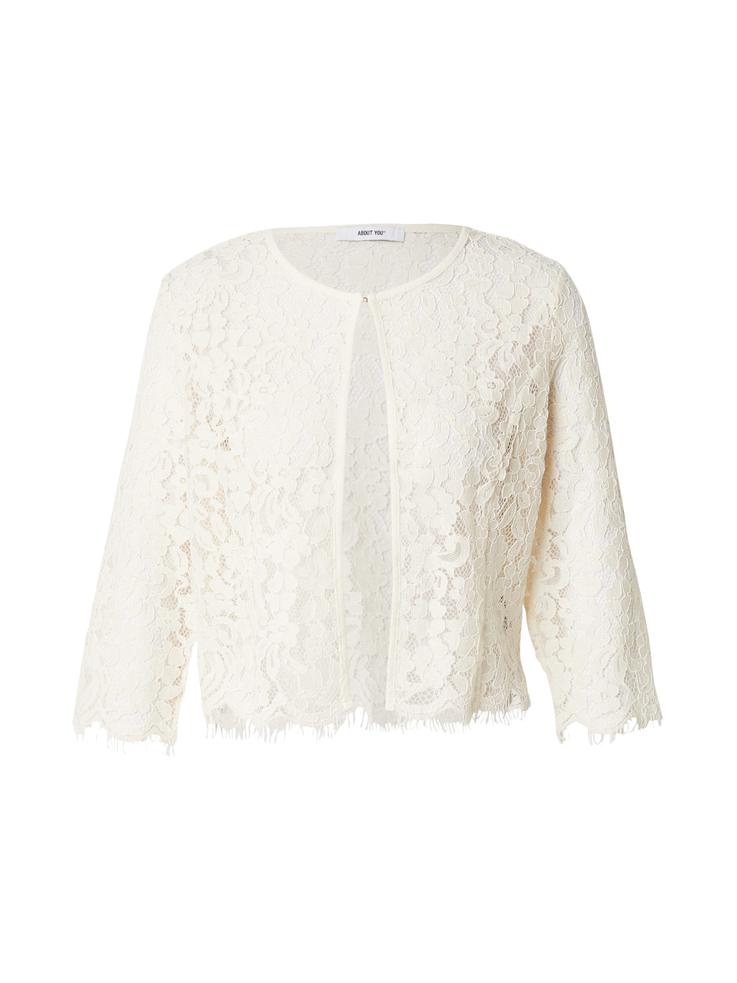 Bolero &#x27;Zoe&#x27; di ABOUT YOU in bianco: frontale