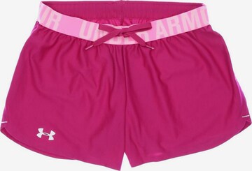 UNDER ARMOUR Shorts XS in Pink: predná strana