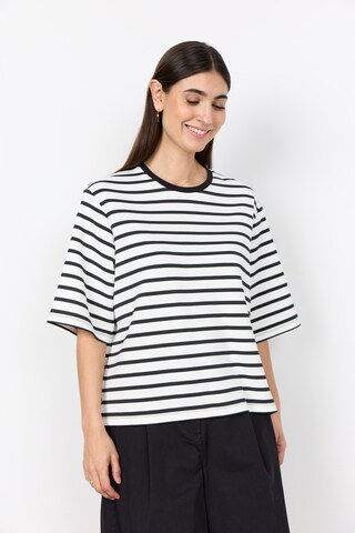 T-shirt Soyaconcept en blanc : devant