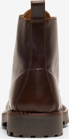 Bottines à lacets 'Ricky' SELECTED HOMME en marron