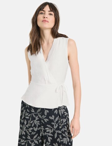 TAIFUN Blouse in White: front