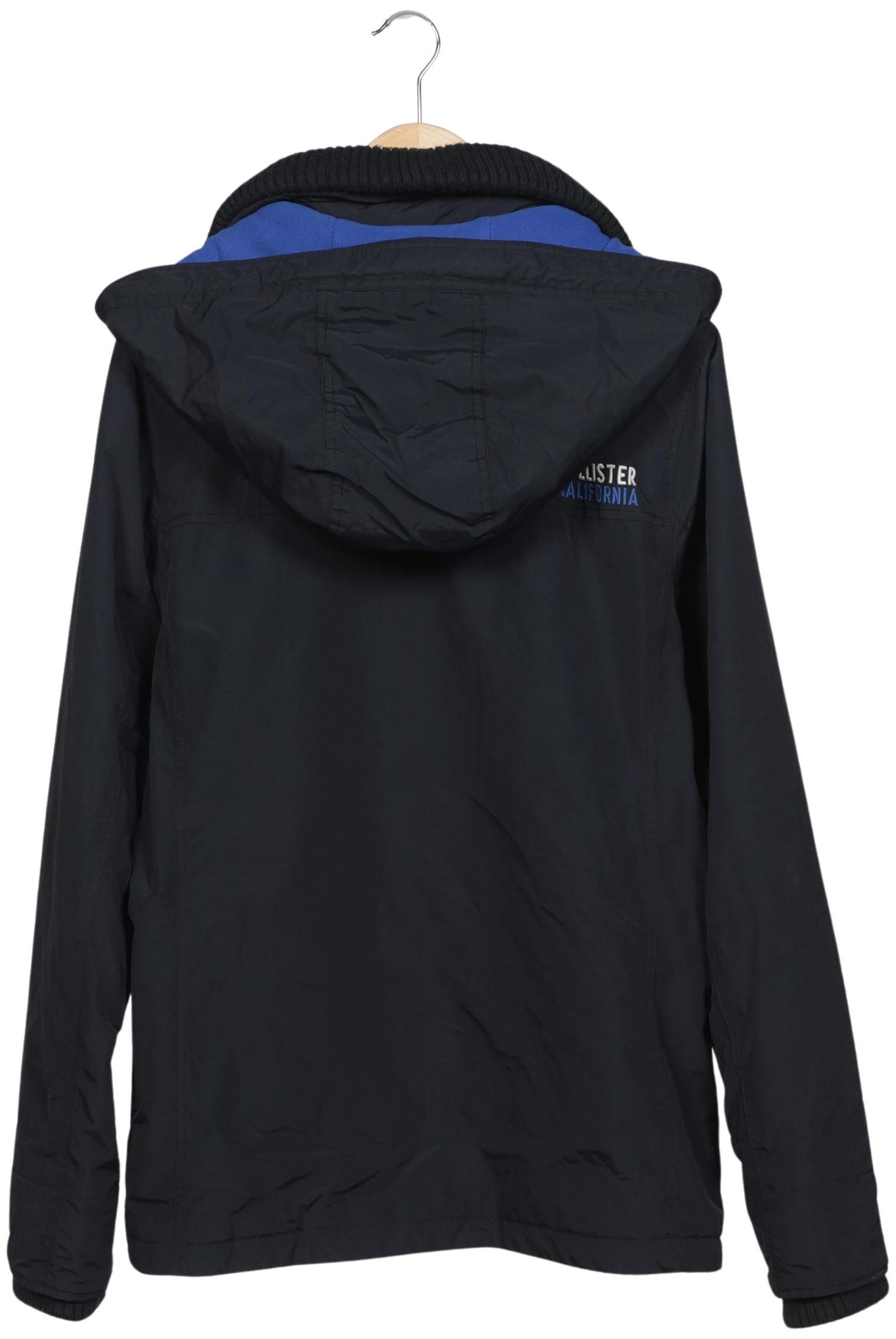 HOLLISTER Jacket & Coat in XL in Blue