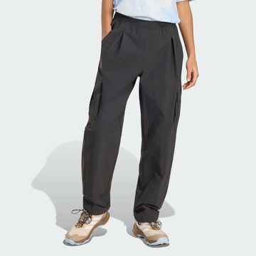 ADIDAS TERREX - Tapered Pantalón de montaña 'Xploric' en negro: frente