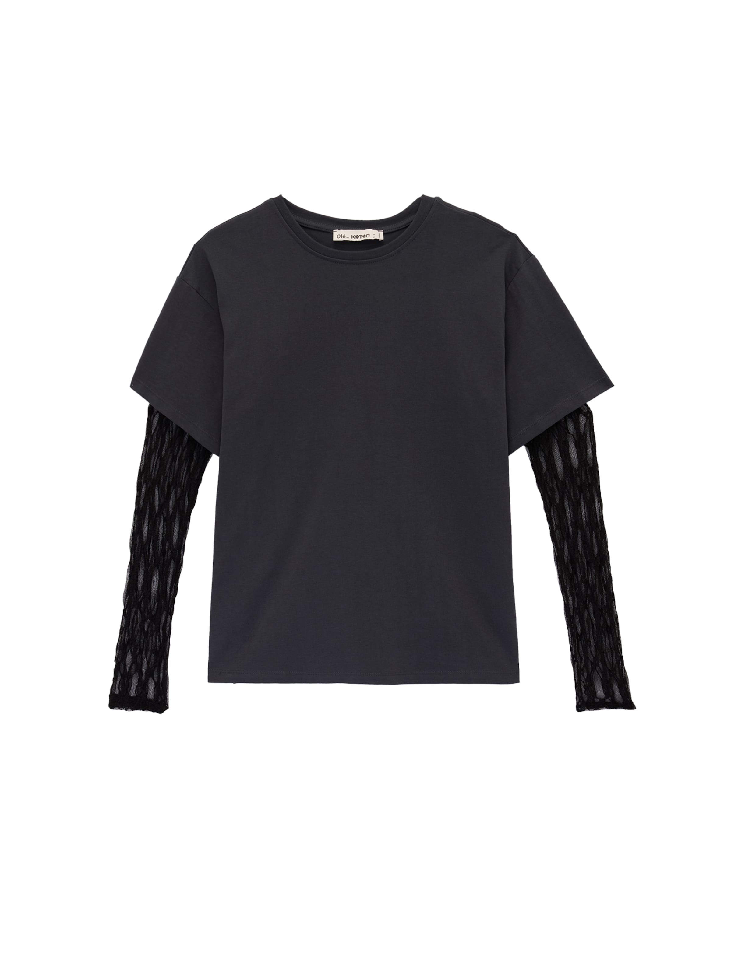 Koton Shirt in Grijs: voorkant