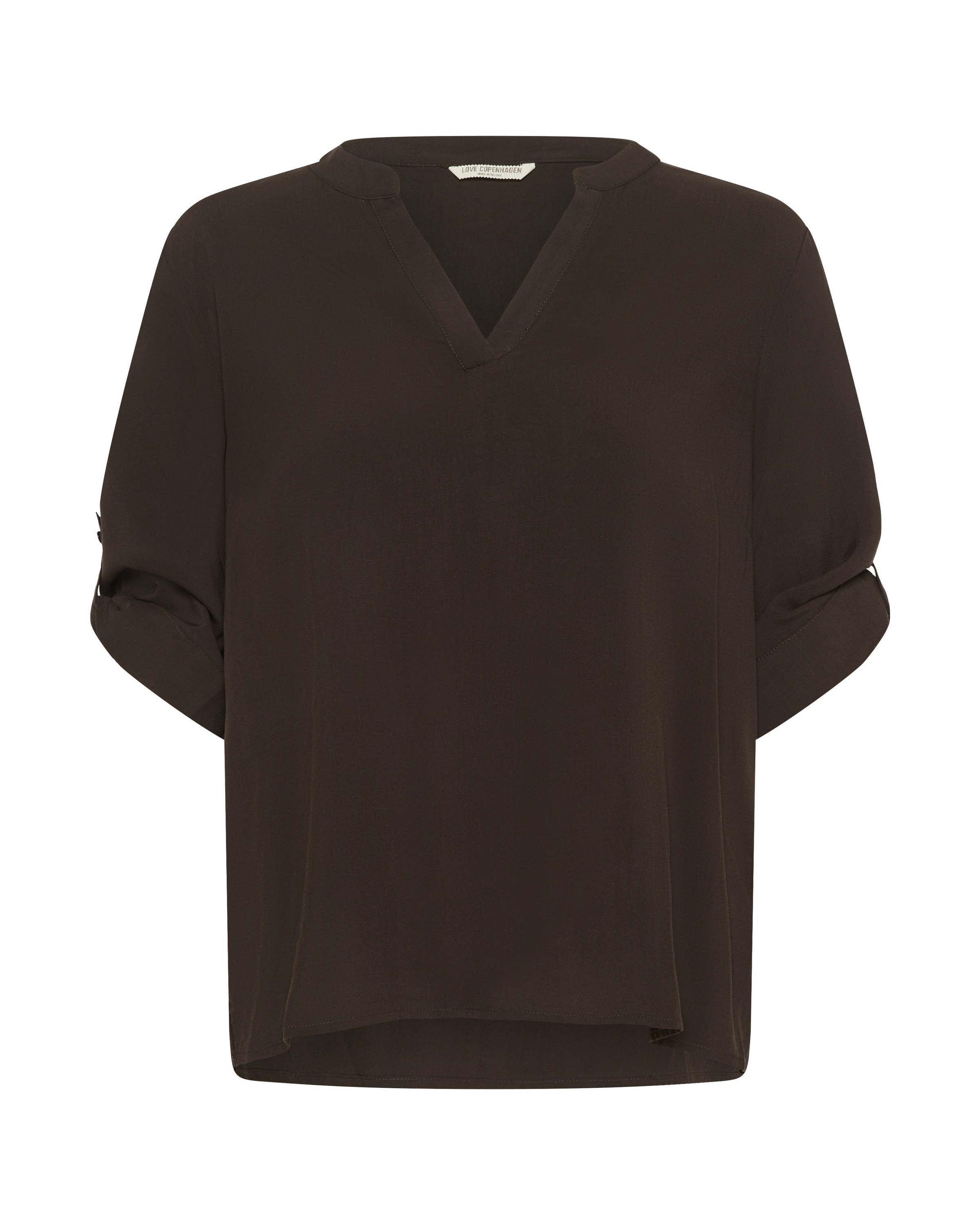 Love Copenhagen - Blusa 'LCLuda' em castanho: frente