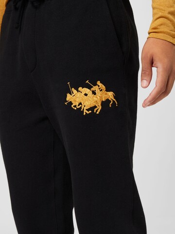 Tapered Pantaloni di Polo Ralph Lauren in nero
