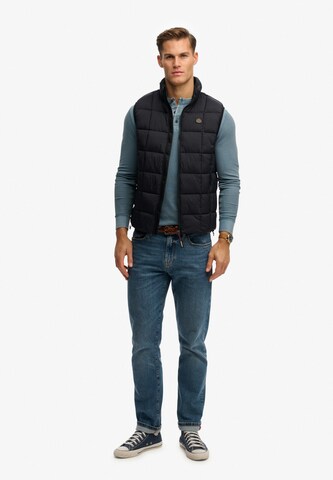 Superdry & Co Bodywarmer 'Fuji' in Zwart