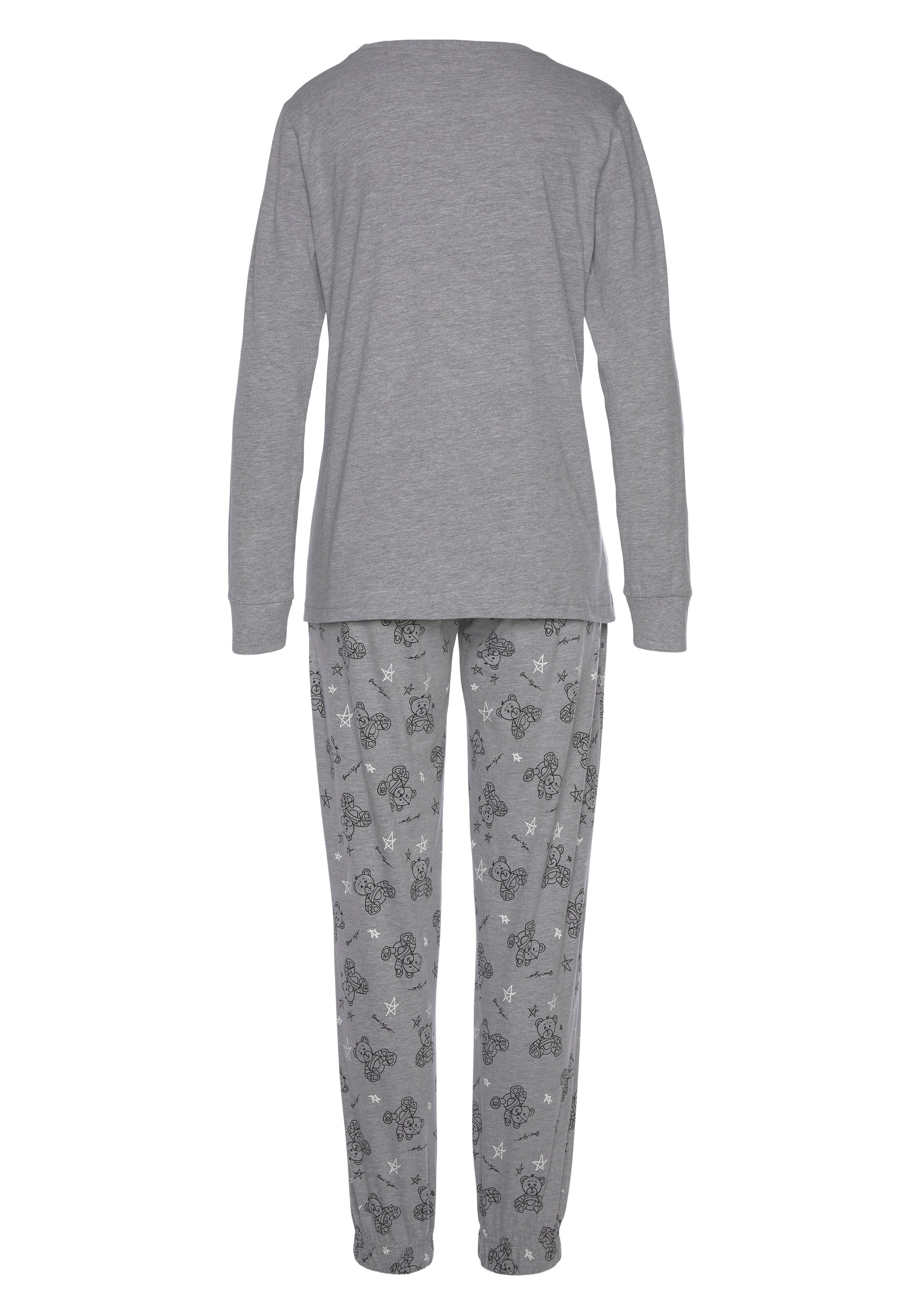 VIVANCE Pyjama 'Dreams' in Grau