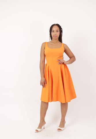 Elara Cocktailjurk in Oranje