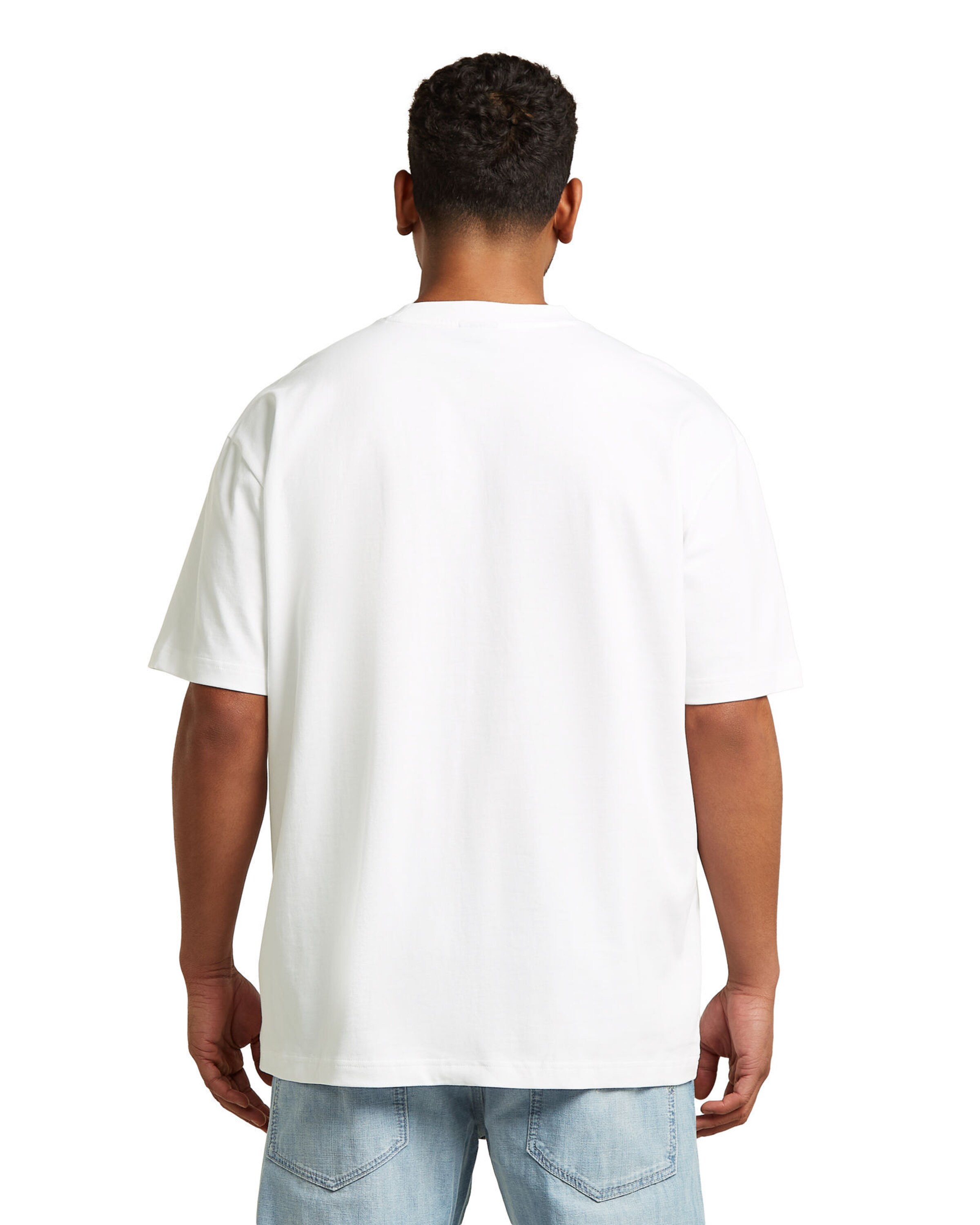 G-STAR Shirt 'Hyper Graphic Relaxed T-Shirt' in Wit