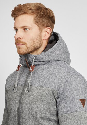 INDICODE JEANS Between-Season Jacket 'Hannibal' in Grey