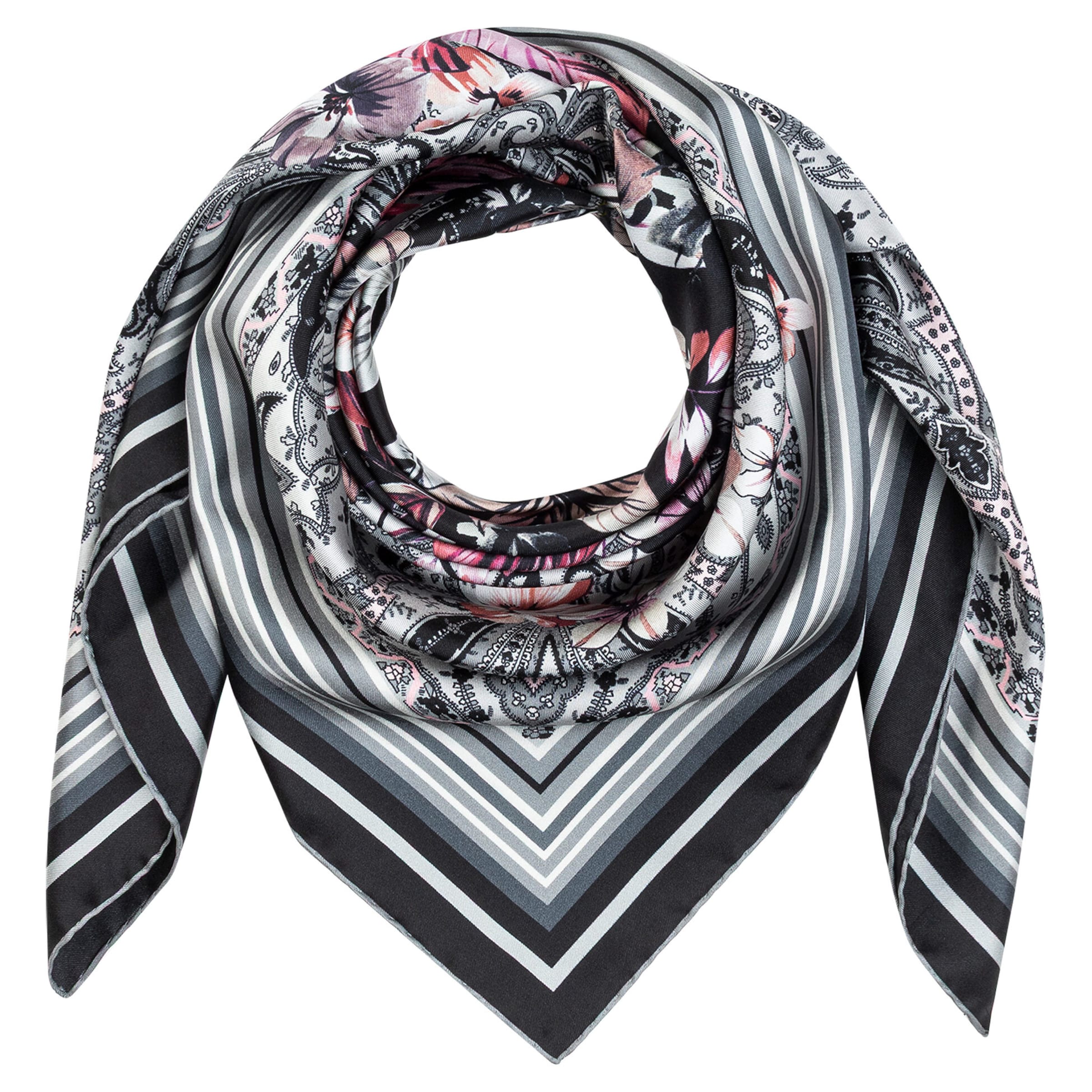 Foulard 'The Art of Flowers' Roeckl en mélange de couleurs
