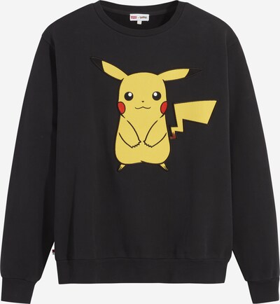 LEVI'S Sweatshirt 'POKEMON' in de kleur Geel / Rood / Zwart / Wit, Productweergave