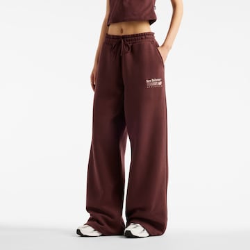 Pantaloni 'Trackside' di new balance in rosso: frontale