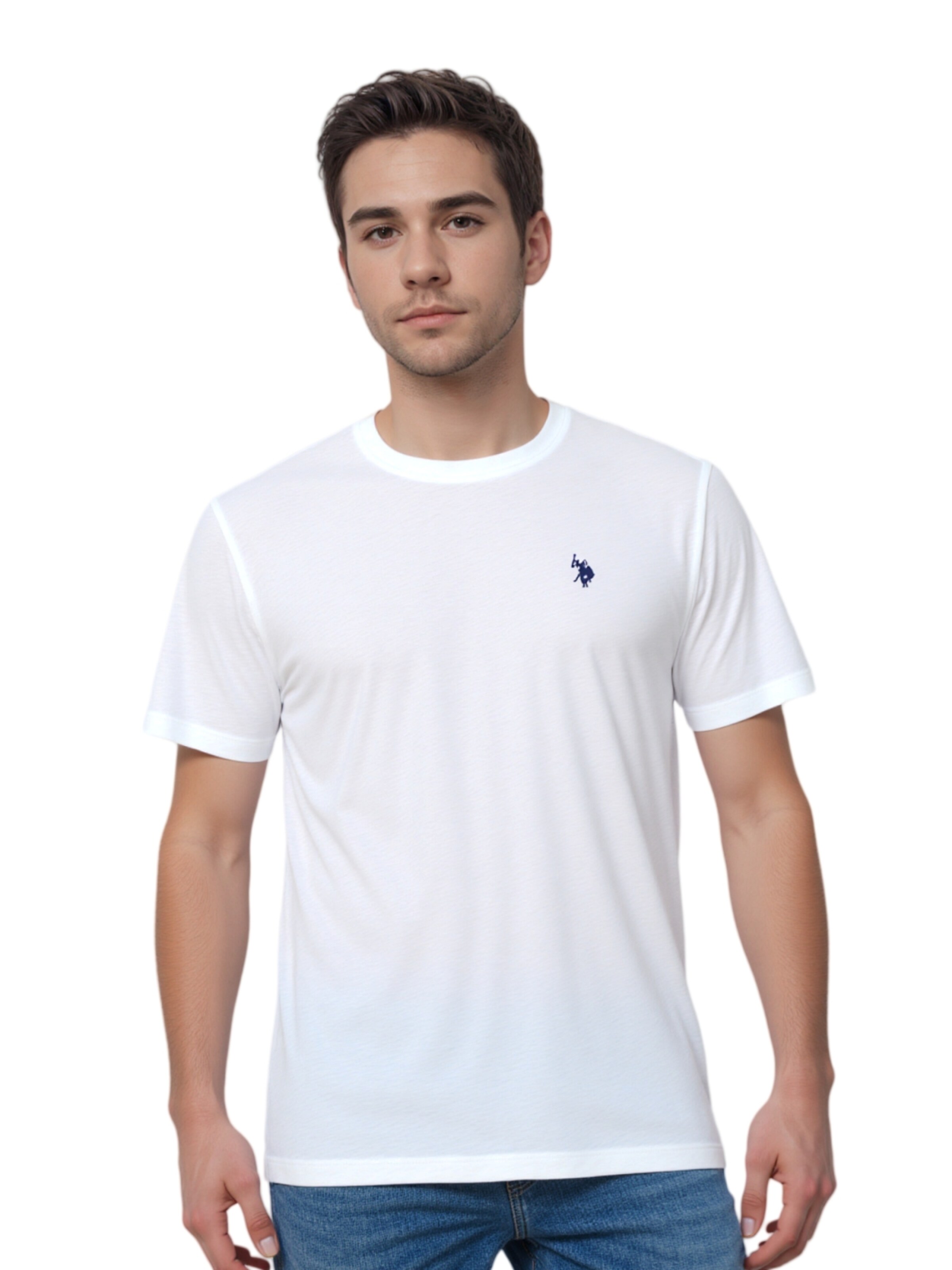 U.S. POLO ASSN. T-Shirt in Weiß: Vorderseite