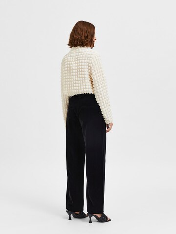 SELECTED FEMME - regular Pantalón en negro