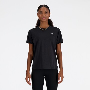 T-shirt fonctionnel 'Athletics' new balance en noir : devant