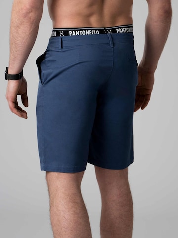 Coupe slim Pantalon chino 'Pantoneclo Men’s Chino Shorts' PANTONECLO en bleu