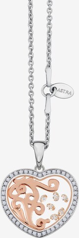Astra Necklace 'WILD AT HEART' in Silver: front