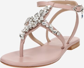 Marietta's Fantasy Teenslipper in Roze: voorkant