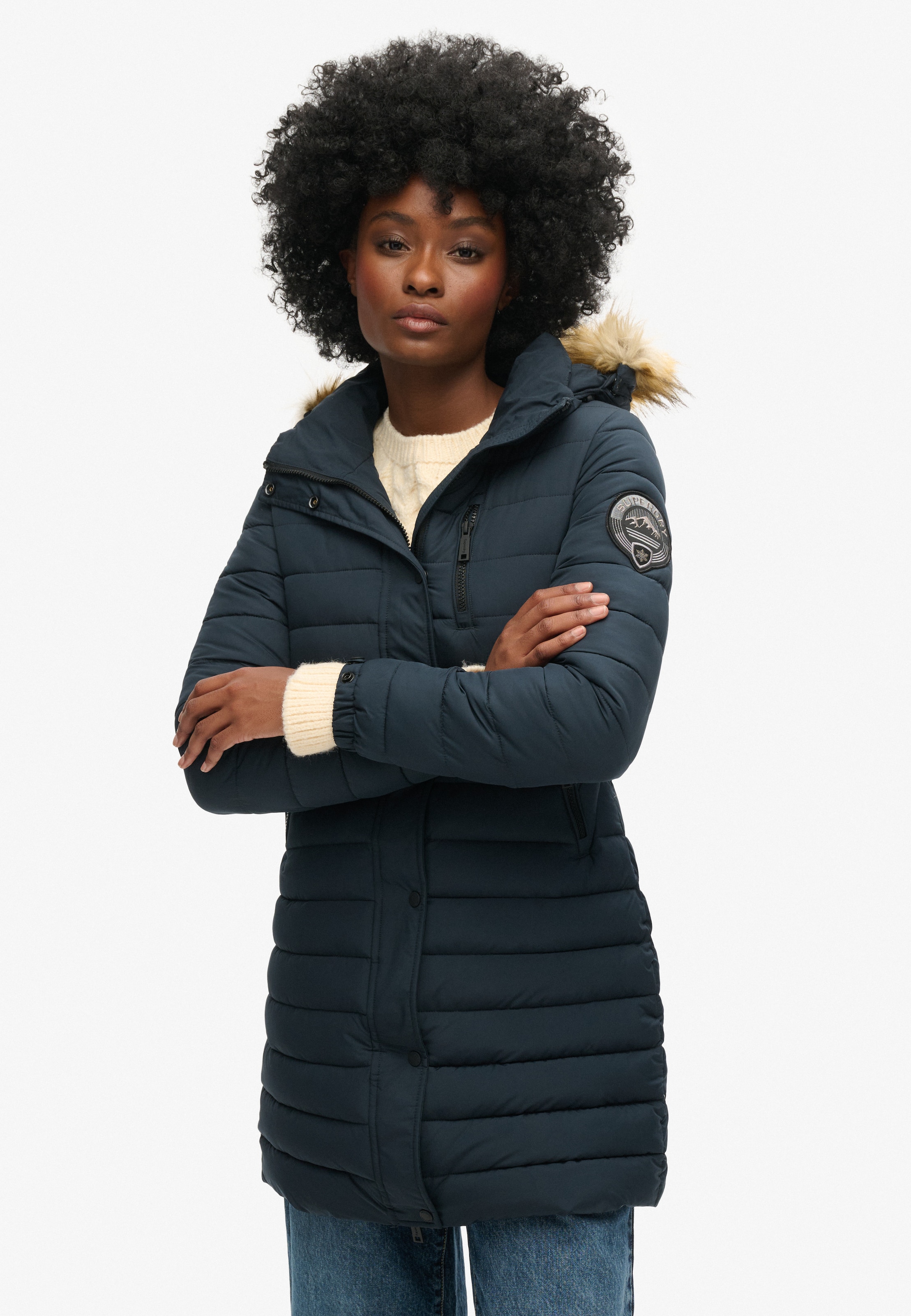 Veste fuji superdry femme sale