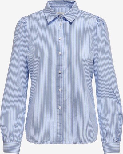 ONLY Bluse 'Betty' in rauchblau / weiß, Produktansicht