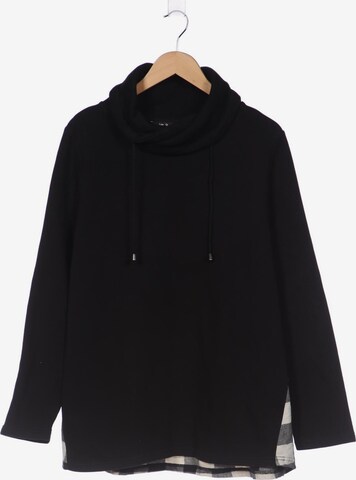 Ulla Popken Sweatshirt & Zip-Up Hoodie in 5XL in Black: front
