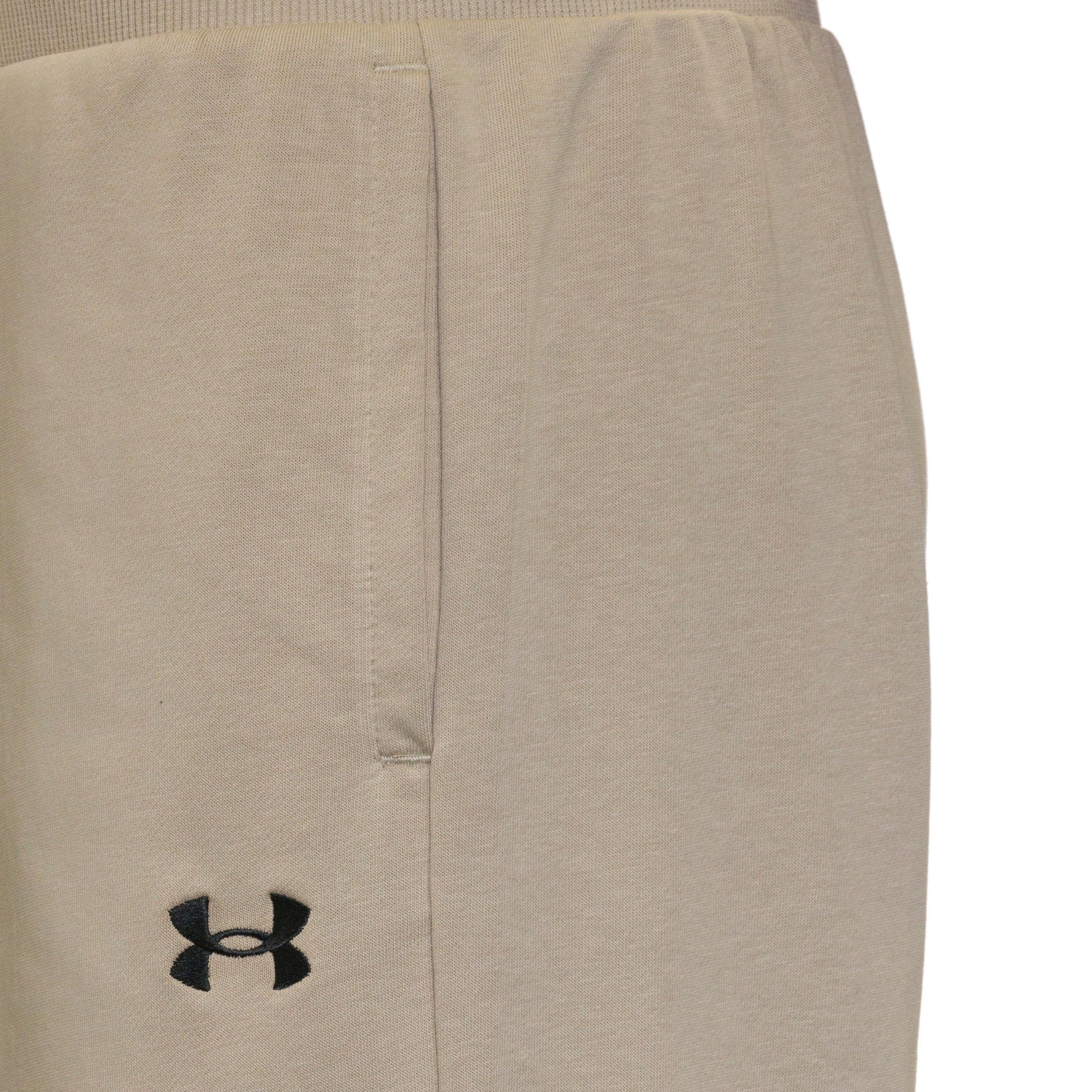 UNDER ARMOUR Loose fit Sports trousers 'Rival' in Brown
