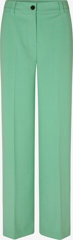 modström Wide leg Pleated Pants 'AnkerMD' in Green: front