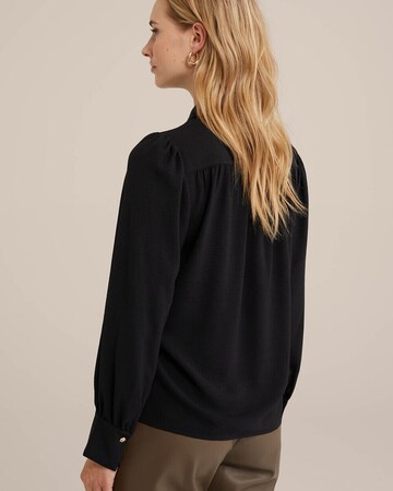 WE Fashion Bluse in Schwarz