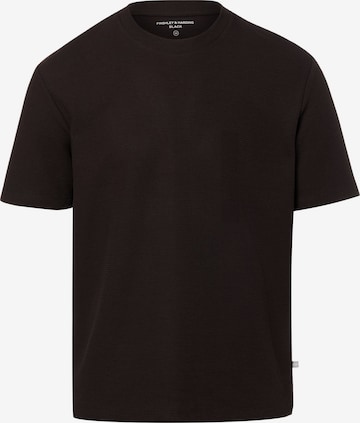 T-Shirt Finshley & Harding en marron : devant