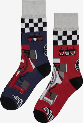 Circle Five Socks '2 Paar ICONS Socks' in Red: front
