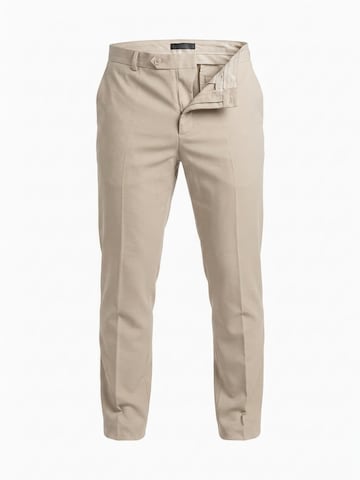 INSPR Tapered Chino 'The Essential Trouser' in Beige: voorkant