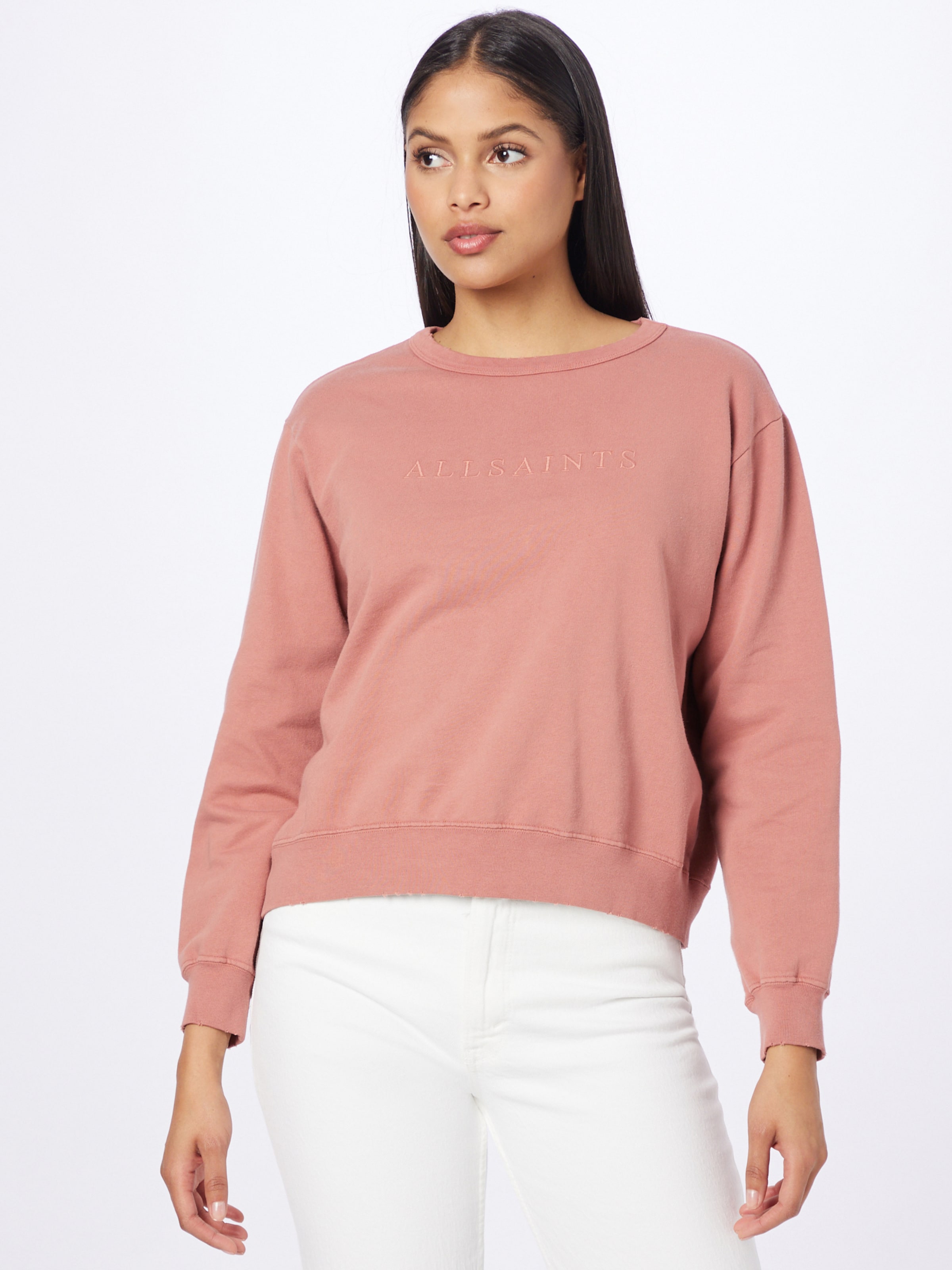 Frauen Sweat AllSaints Sweatshirt 'Pippa' in Pink - JI27379 Frauen Sweat AllSaints Sweatshirt 'Pippa' in Pink - JI27379