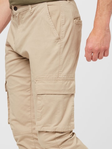 Denim Project Tapered Cargo Pants in Beige