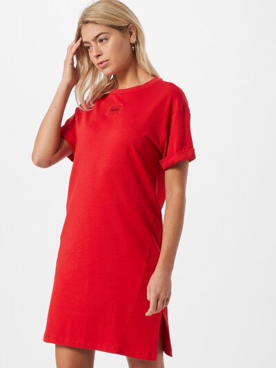 HUGO Dress 'Neyle' in Fire red / Black, View model