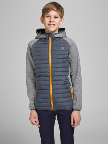 Jack & Jones Junior Between-season jacket 'JJEMulti' in Grey: front