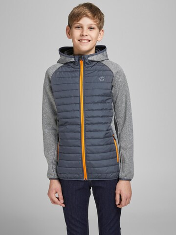 Jack & Jones Junior Between-Season Jacket 'Multi' in Grey: front