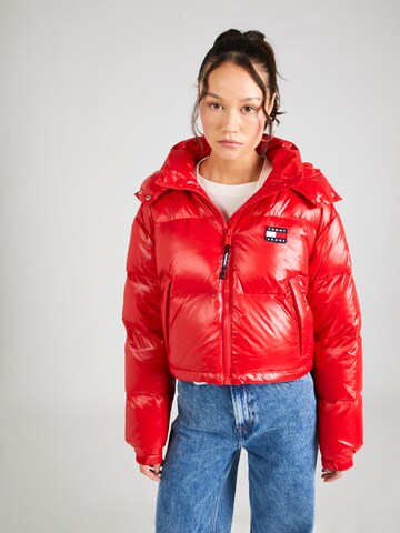 Tommy Jeans Jacke 'Alaska' in Rot: predná strana